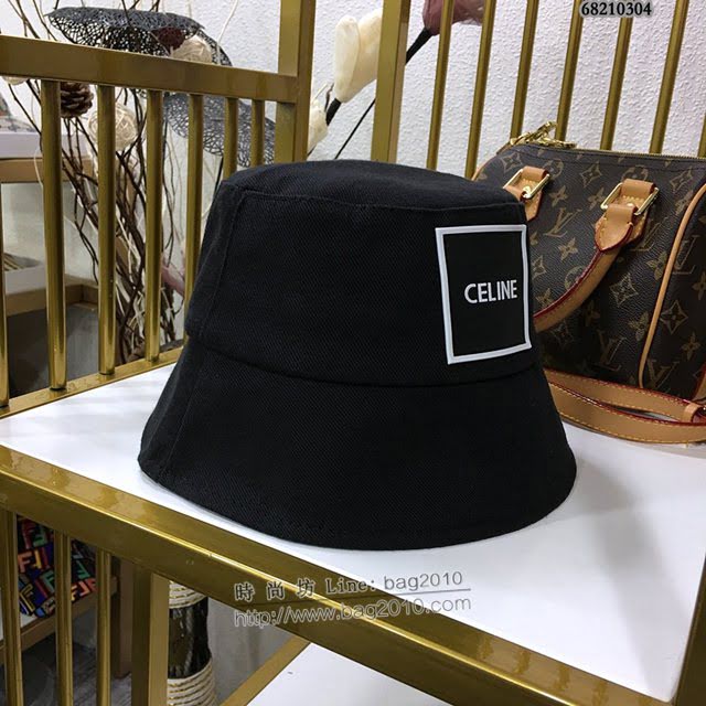 CELINE男女同款帽子 賽琳遮臉漁夫帽遮陽帽  mm1094